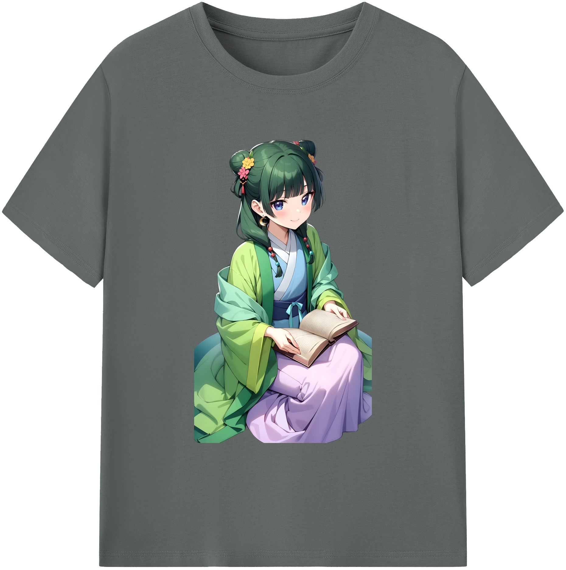 （画像用） 薬屋のひとりごと The Apothecary Diaries 綿100％ メンズ半袖Tシャツ｜肌触りやわらか＆通気性